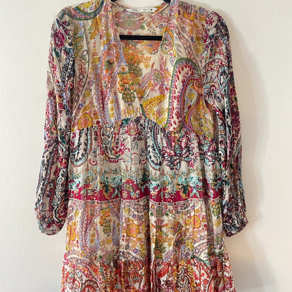Zara Boho Mini Dress